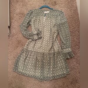 EUC LOFT Long Sleeve Dress XS (never worn)